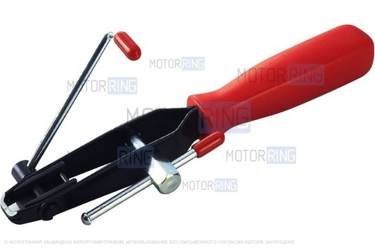 Приспособление для затягивания ленточных хомутов ШРУС АвтоДело с резаком_1