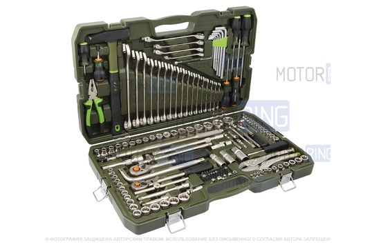 Набор инструмента Дело Техники 1/2, 1/4, 3/8 - 147 предметов_1