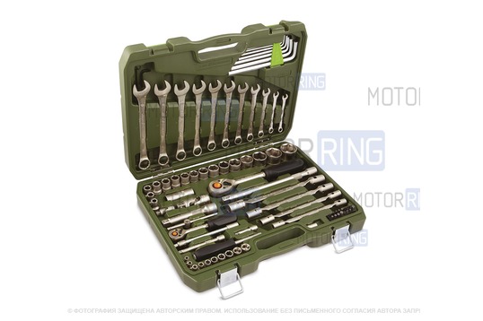 Набор инструмента Дело Техники 1/2, 1/4 - 77 предметов_1