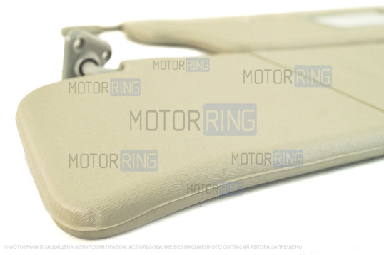 Cолнцезащитные козырьки с зеркалом и центральным кронштейном для Лада 4х4 (Нива) 1993-2019 г.в.