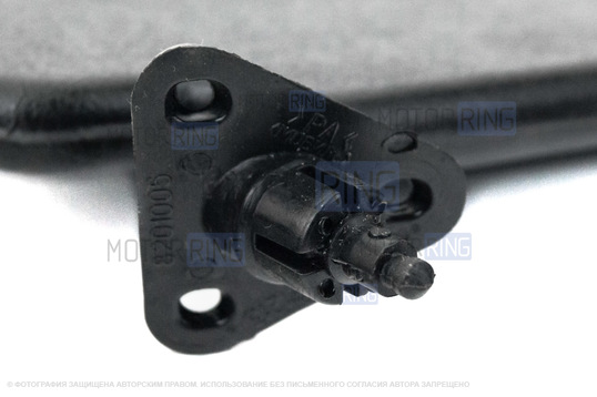 Черные солнцезащитные козырьки с зеркалом и комплектом саморезов для ВАЗ 2101-2107