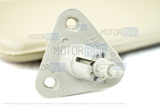 Cолнцезащитные козырьки с зеркалом и комплектом саморезов для ВАЗ 2101-2107