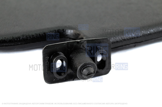 Черные солнцезащитные козырьки с зеркалом, крючками и комплектом саморезов для ВАЗ 2110-2112