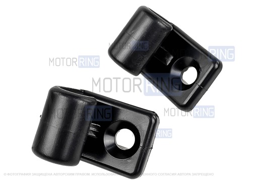 Козырьки солнцезащитные черные без зеркала с крючками и комплектом саморезов для Лада 4х4 с 2020 г. в., Нива Легенд 