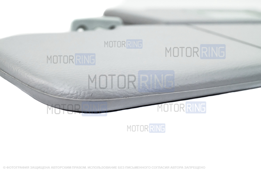 Солнцезащитные козырьки с зеркалом, крючками и комплектом саморезов для Шевроле Нива, Лада Нива Тревел