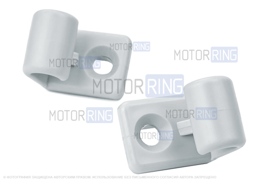 Солнцезащитные козырьки с зеркалом, крючками и комплектом саморезов для Шевроле Нива, Лада Нива Тревел