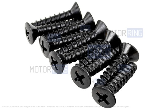 Черные солнцезащитные козырьки с зеркалом, центральным кронштейном и комплектом саморезов для Лада 4х4 (Нива) 1993-2019 г.в.