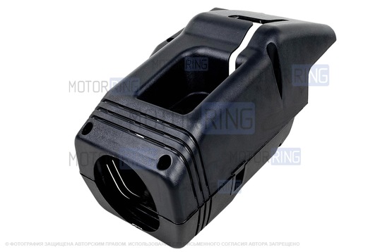 Кожух рулевой колонки нового образца с винтами и пыльниками подрулевых переключателей под старую панель для ВАЗ 2110-2112