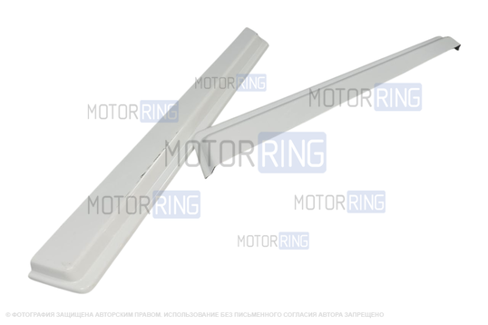 ДефектING! Реснички на фары окрашенные в белый для ВАЗ 2104, 2105, 2107 (повреждено ЛКП)_1