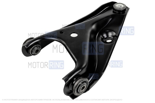 Рычаг подвески BYSUN PARTS левый в сборе (с боковой проточкой) для Лада Ларгус, Рено Логан с 2013 г.в.