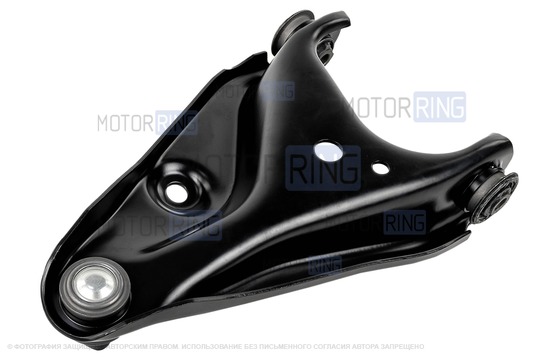 Рычаг подвески BYSUN PARTS левый в сборе (с боковой проточкой) для Лада Ларгус, Рено Логан с 2013 г.в.