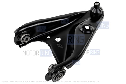 Рычаг подвески BYSUN PARTS правый в сборе (с боковой проточкой) для Лада Ларгус, Рено Логан с 2013 г.в.