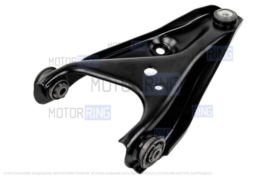 Рычаг подвески BYSUN PARTS правый в сборе (с боковой проточкой) для Лада Ларгус, Рено Логан с 2013 г.в.