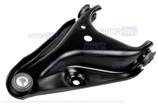 Рычаг подвески BYSUN PARTS правый в сборе (с боковой проточкой) для Лада Ларгус, Рено Логан с 2013 г.в.