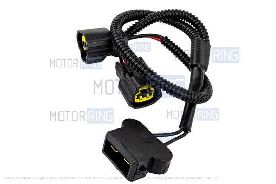 Проводка штатного подключение звукового сигнала SEM-ALI (131, 132) для Skoda, Audi, Seat, Volkswagen 1 поколения