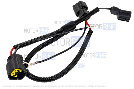 Проводка штатного подключение звукового сигнала SEM-ALI (131, 132) для Honda 1 поколения