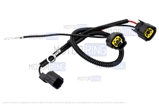 Проводка штатного подключение звукового сигнала SEM-ALI (131, 132) для Honda 1 поколения