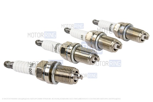 Свечи зажигания BYSUN PARTS под двигатель K4M, F4R для 16 кл Лада Ларгус, Renault