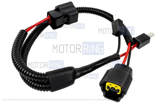 Проводка штатного подключение звукового сигнала SEM-ALI (131, 132) для Mercedes, Nissan 1 поколения_1