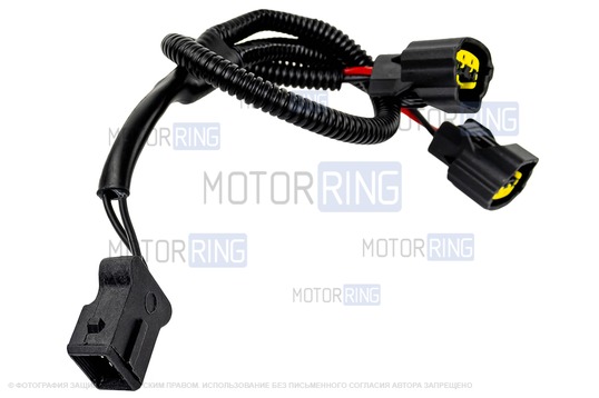 Рупорный воздушный звуковой сигнал SEM-ALI 131 c проводкой штатного подключения для Peugeot, Renault, Citroen 1 поколения