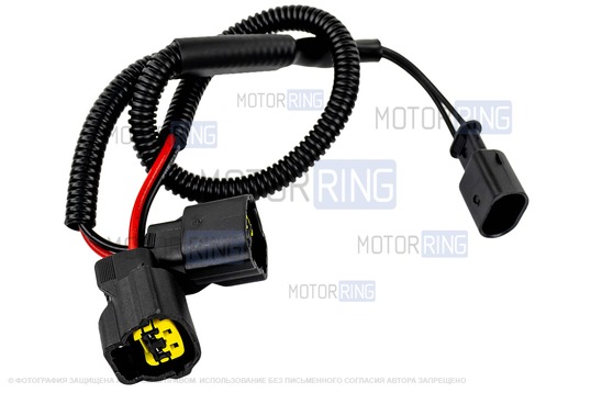 Рупорный воздушный звуковой сигнал SEM-ALI 131 c проводкой штатного подключения для BMW 2 поколения