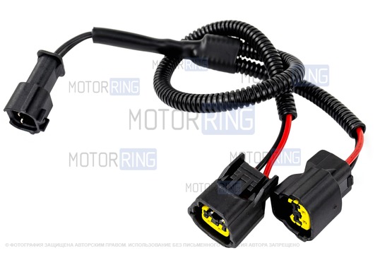 Рупорный воздушный звуковой сигнал SEM-ALI 131 c проводкой штатного подключения для KIA, Hyundai 2 поколения