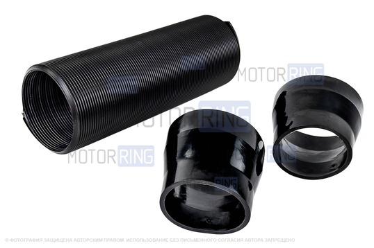 Универсальный холодный впуск в карбоновом корпусе со встроеным фильтром закрытого типа для Лада и иномарок