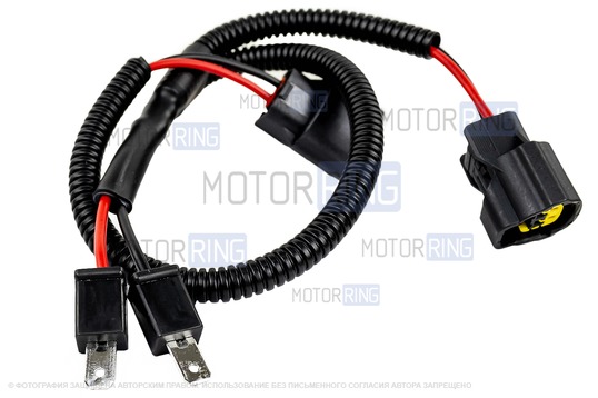 Дисковый воздушный звуковой сигнал SEM-ALI 132 c проводкой штатного подключения для Mercedes, Nissan 1 поколения