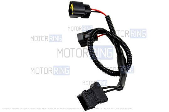 Дисковый воздушный звуковой сигнал SEM-ALI 132 c проводкой штатного подключения для Peugeot, Renault, Citroen 1 поколения