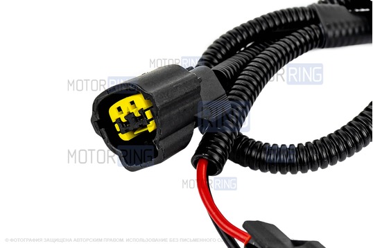 Дисковый воздушный звуковой сигнал SEM-ALI 132 c проводкой штатного подключения для Chevrolet, Nissan, Opel 2 поколения, Ford 1, 2 поколений