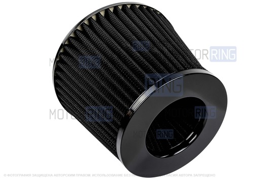 Воздушный фильтр нулевого сопротивления MR черный с красным кронштейном Sal-Man и пропиткой MANNOL для 8 кл ВАЗ 2108-21099, 2110-2112, 2113-2115, Лада Гранта, Гранта FL, Калина, Калина 2, Приора