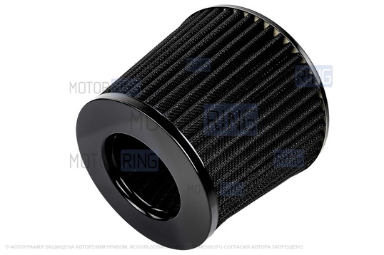 Воздушный фильтр нулевого сопротивления MR черный с красным кронштейном Sal-Man и пропиткой MANNOL для 8 кл ВАЗ 2108-21099, 2110-2112, 2113-2115, Лада Гранта, Гранта FL, Калина, Калина 2, Приора