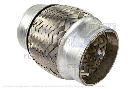 Виброкомпенсатор (гофра глушителя) Sal-Man трехслойный 55х100