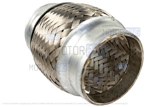 Виброкомпенсатор (гофра глушителя) Sal-Man трехслойный 55х100