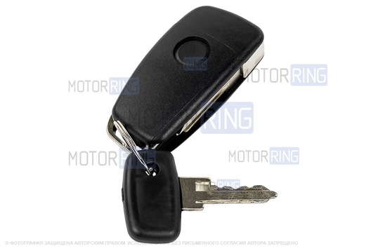 Замок зажигания с выкидным ключом в стиле Ауди без чипа (пустой) для ВАЗ 2101-2107, Лада 4х4, Нива Легенд