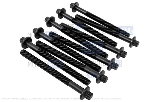 Комплект болтов ГБЦ BESTAUTO для 16-клапанных Лада Ларгус