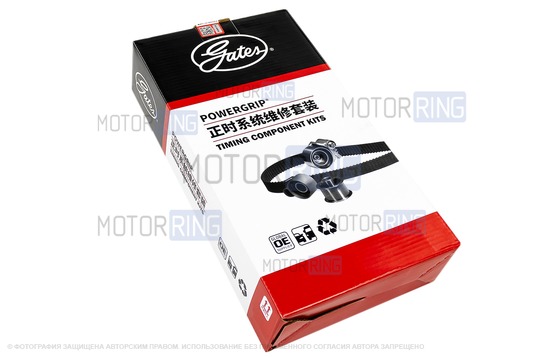 Комплект ремня ГРМ с роликами CHINA ORIGINAL GATES для 16 кл Лада Ларгус с двигателем K4M_1