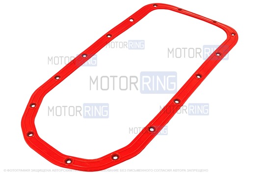 Прижимные пластины масляного картера MR 3мм с красной силиконовой прокладкой для ВАЗ 2108-21099, 2110-2112, 2113-2115, Лада Калина, Калина 2, Приора, Гранта, Гранта FL, Веста, Датсун