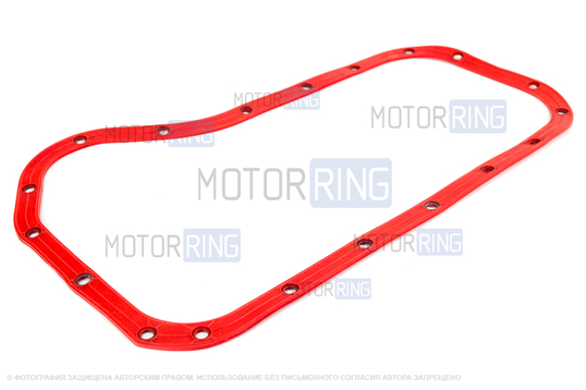 Прижимные пластины масляного картера MR 3мм с красной силиконовой прокладкой для ВАЗ 2101-2107, Лада 4х4, Нива Легенд, Нива Тревел, Шевроле Нива