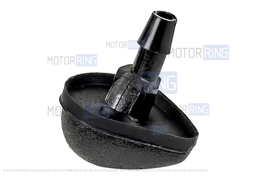 Трубки омывателя лобового стекла черные с тройником и струйными форсунками для Лада Приора