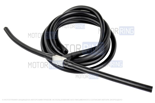 Трубки омывателя лобового стекла черные с тройником и струйными форсунками Мерс нового образца для ВАЗ 2110-2112