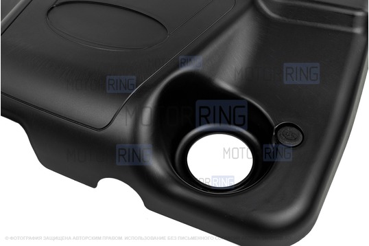 Декоративная крышка двигателя ВАЗ 11183 с местом под шильдик для 8 кл ВАЗ 2108-21099, 2110-2112, 2113-2115, Лада Гранта, Калина, Приора, Датсун