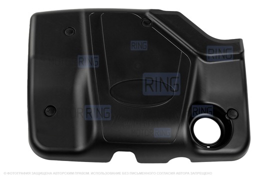 Декоративная крышка двигателя ВАЗ 11183 с местом под шильдик и установочными кронштейнами для 8 кл ВАЗ 2108-21099, 2110-2112, 2113-2115, Лада Гранта, Калина, Приора, Датсун