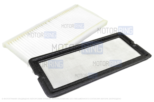 Защитная сетка печки отопителя (антилист) ЯрПласт с салонным фильтром ФИЛЬТРСЕРВИС для Лада 4х4, Нива Легенд