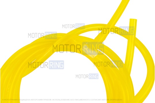 Трубки омывателя лобового стекла желтые с тройником, веерными форсунками БУРАН-3 на защелке (металлический распылитель) и обратным клапаном Мини для ВАЗ 2108-21099, 2113-2115