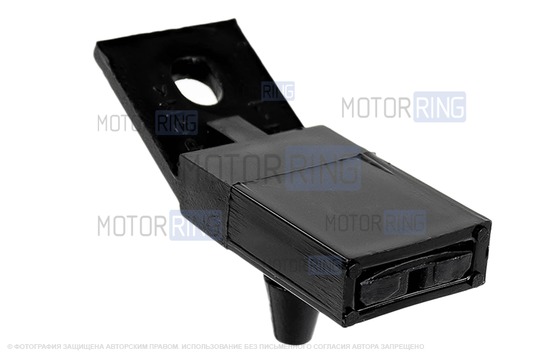 Трубки омывателя лобового стекла черные с тройником, струйными форсунками на защелке и обратным клапаном Мини для ВАЗ 2110-2112