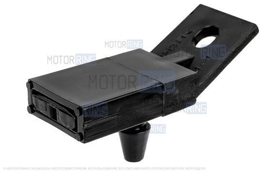 Трубки омывателя лобового стекла черные с тройником, струйными форсунками на защелке и обратным клапаном Мини для ВАЗ 2110-2112