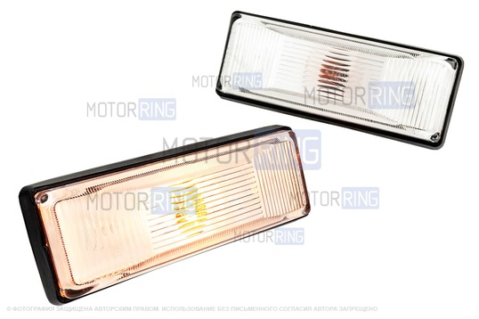 Повторители поворотов белые на передние крылья для ВАЗ 2106, Лада 4х4, Нива Легенд_1