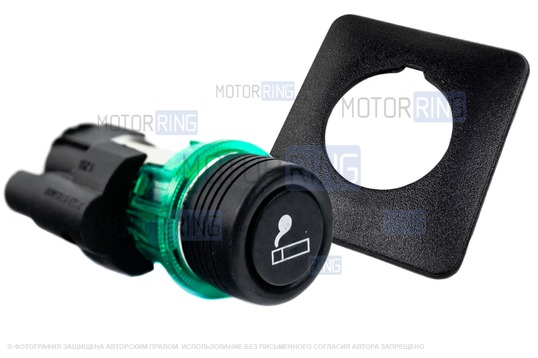 Рамка прикуривателя в сборе с прикуривателем для Шевроле Нива_1