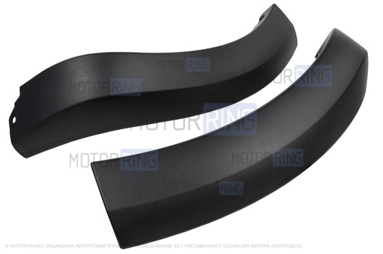 Накладки-фендеры заднего бампера для Ranault Sandero 2 Stepway_1